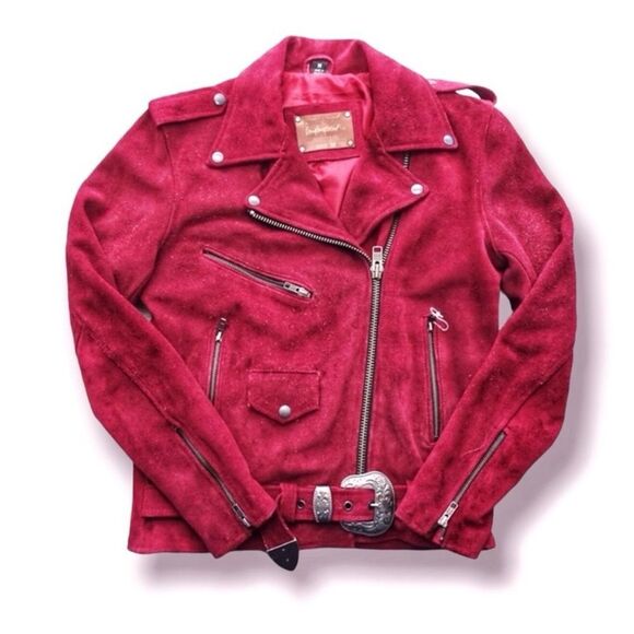 Free People x Understated Suede Western Jacket